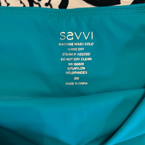 Savvi Ralley Skort in aqua small - Picture 5 of 6